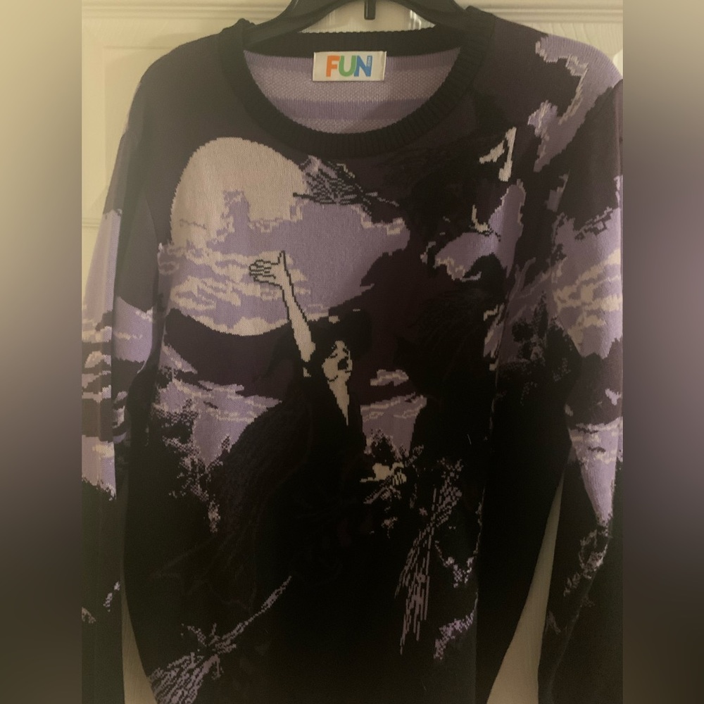 Purple Witch Sweater